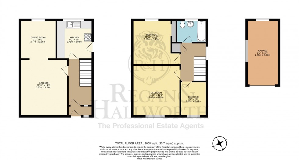 Floorplan for Marus Avenue, Marus Bridge, Wigan, WN3 5QR