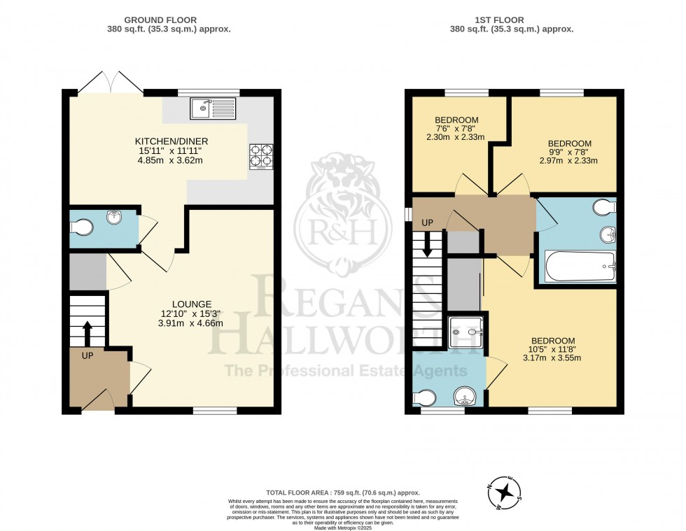 Floorplan for Gauntley Gardens, Billinge, WN5 7FP