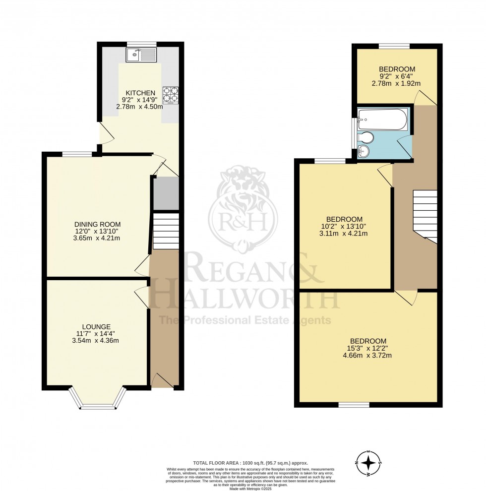 Floorplan for Warrington Road, Marus Bridge, WN3 6PF