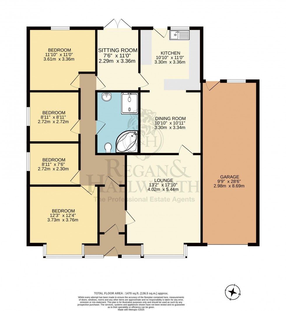 Floorplan for Fairholme Avenue, Ashton-In-Makerfield WN4 8LL