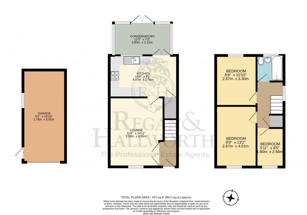 Floorplan for Churton Grove, Standish, WN6 0SZ
