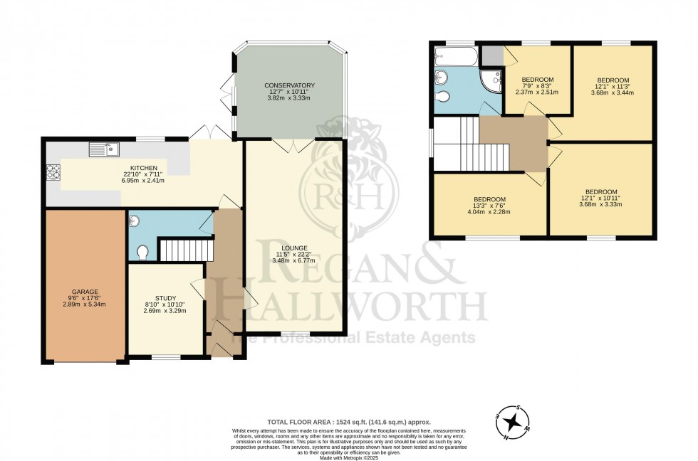 Floorplan for Houghwood Grange, Ashton-In-Makerfield, WN4 9LT