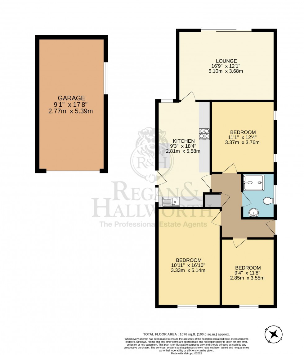 Floorplan for Lichen Close, Charnock Richard, PR7 5TT