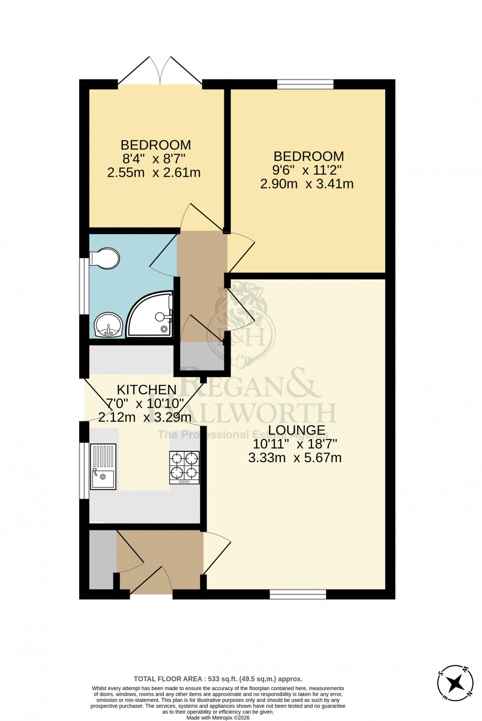 Floorplan for Farriers Croft, Beech Hill, WN6 7SH