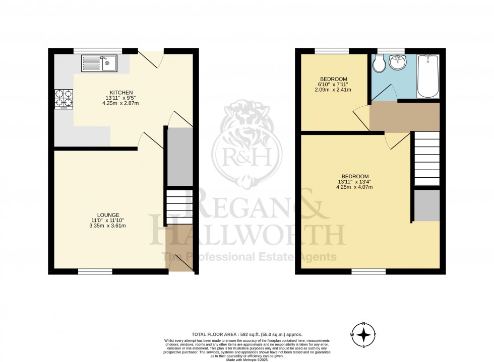 Floorplan for Crooke Road, Crook, WN6 8LR
