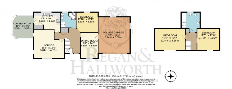 Floorplan for Monsol, Dark Lane, Mawdesley, L40 2QU