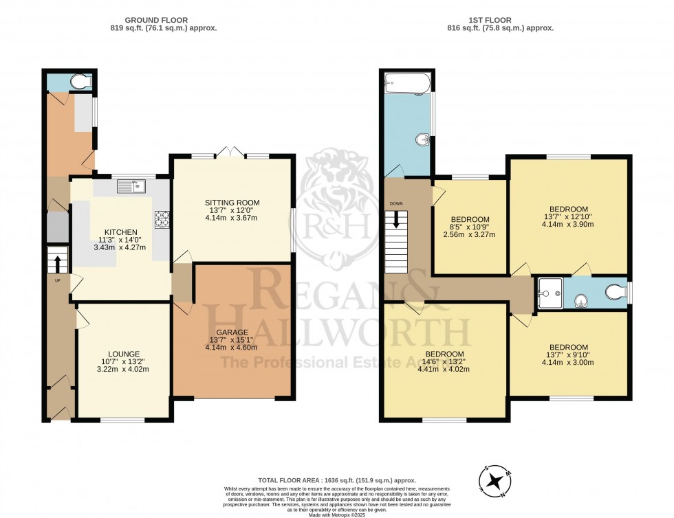 Floorplan for Vine Street, Whelley, WN1 3PG