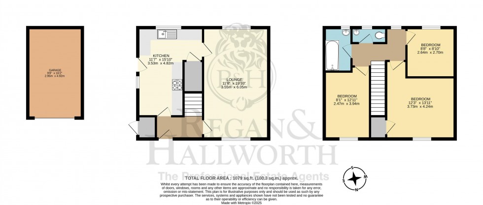 Floorplan for Snowden Avenue, Poolstock, Wigan, WN3 5HY