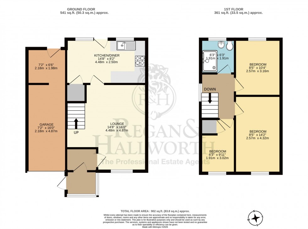 Floorplan for Burnside, Parbold, WN8 7PD
