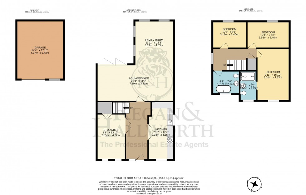 Floorplan for Ashridge Way, Orrell, WN5 0HD