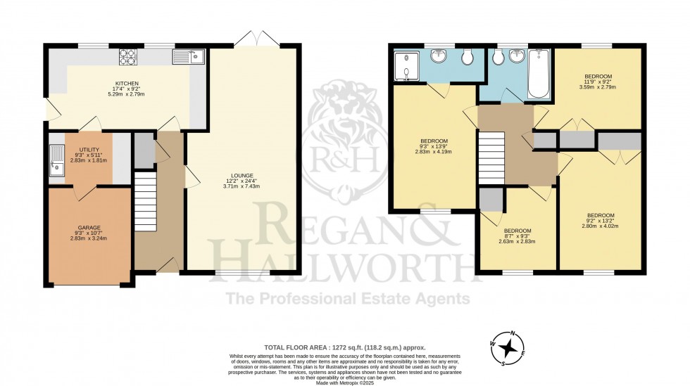 Floorplan for Langholm Close, Winstanley, WN3 6TT