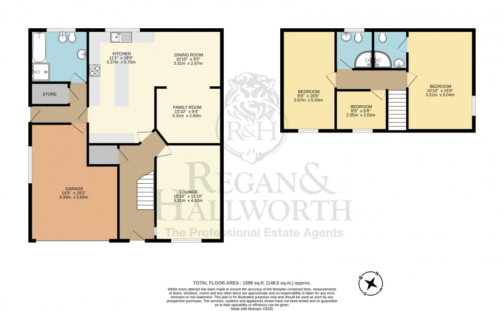 Floorplan for Crestwood Avenue, Winstanley, WN3 6SE
