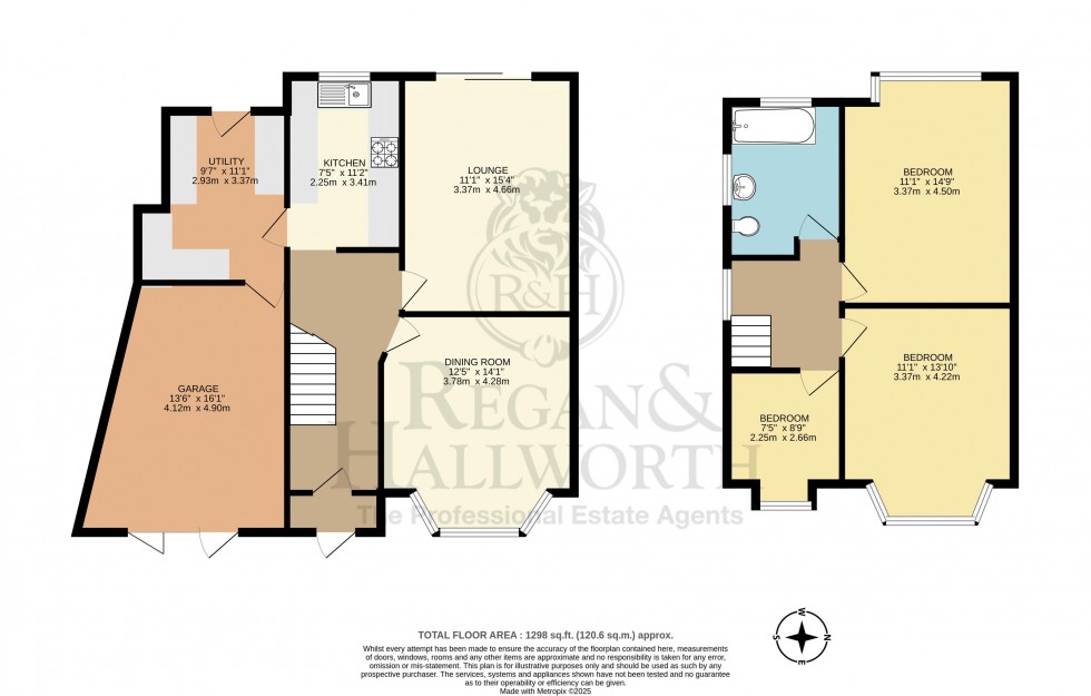 Floorplan for Knowsley Road, Springfield, WN6 7PP