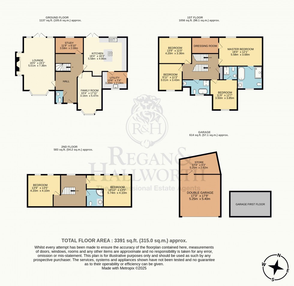 Floorplan for Deerwood Gardens, Standish, WN1 2SR