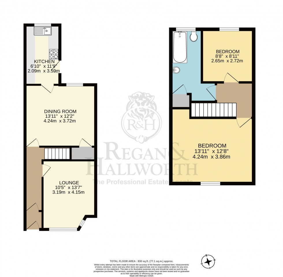 Floorplan for Brook Lane, Orrell, WN5 8JE