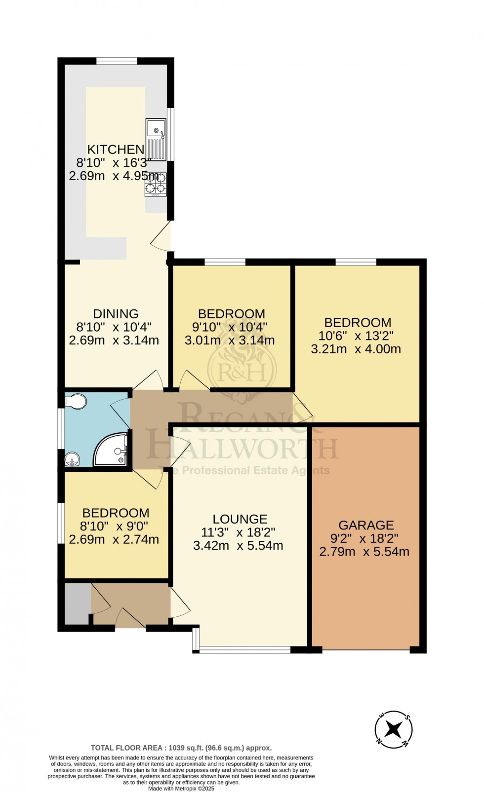 Floorplan for The Oval, Shevington, WN6 8EN