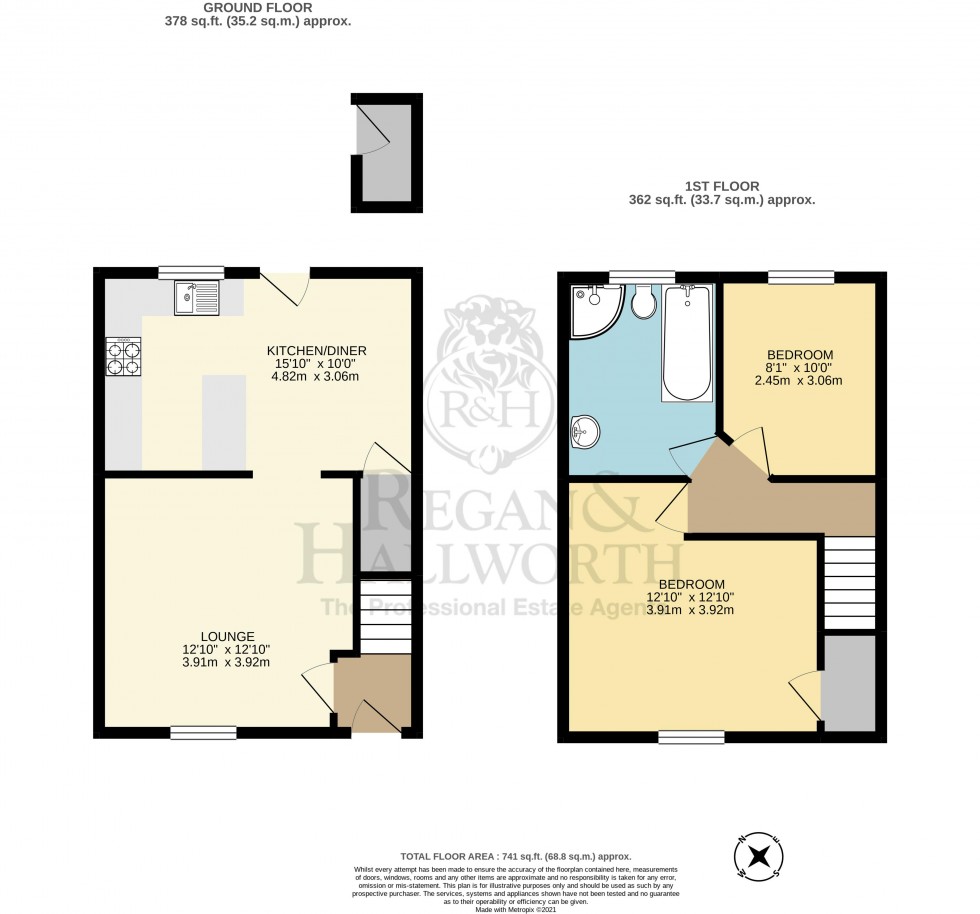 Floorplan for The Green, Eccleston, PR7 5TP