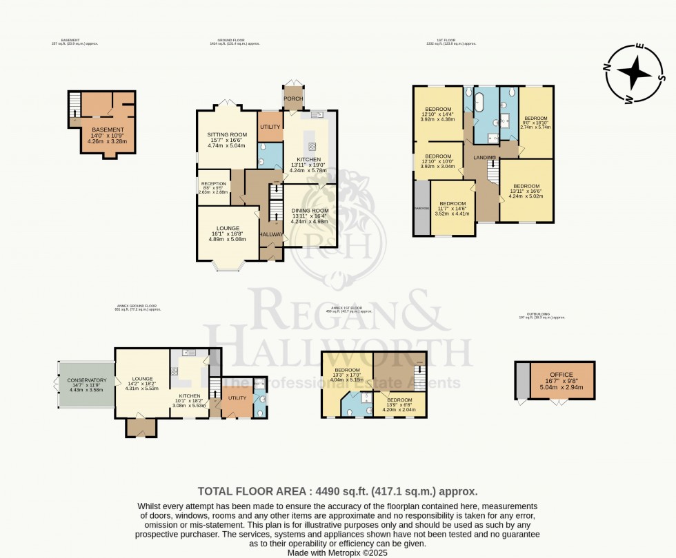 Floorplan for Hall Lane, Hindley, WN2 2SA