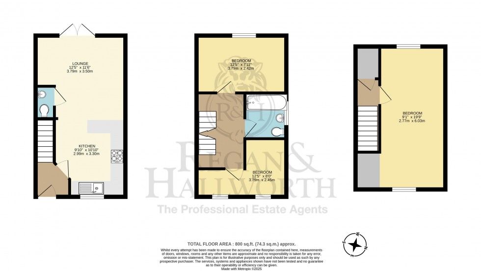 Floorplan for Brick Kiln Way, Tarleton, PR4 6FP
