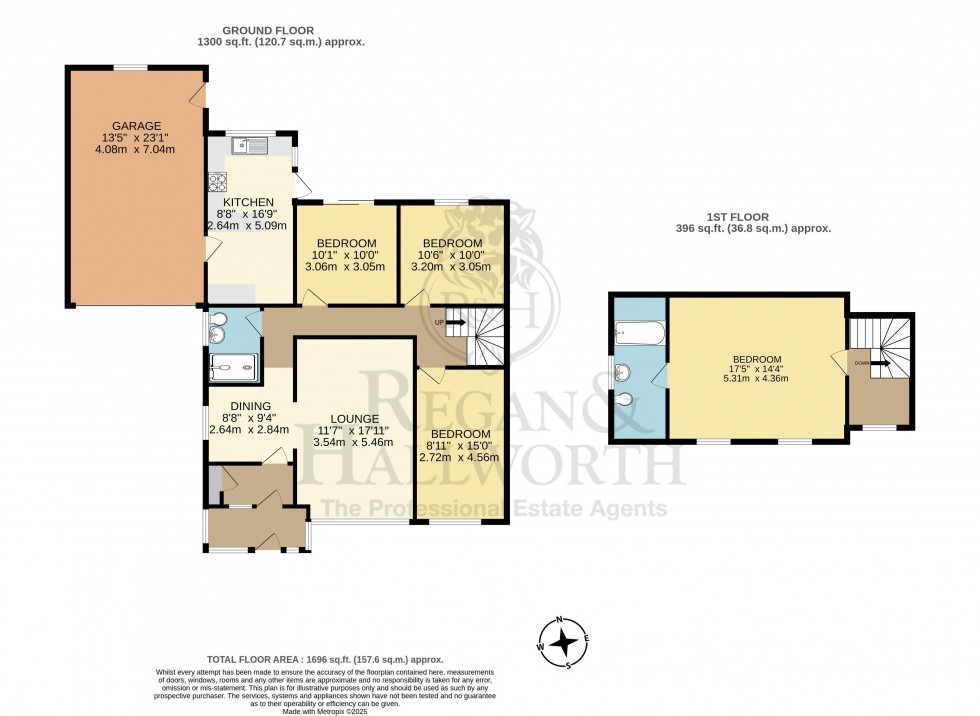 Floorplan for The Oval, Shevington, WN6 8EN