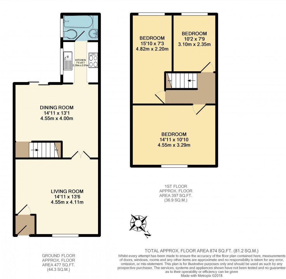 Floorplan for Great Acre, Wigan