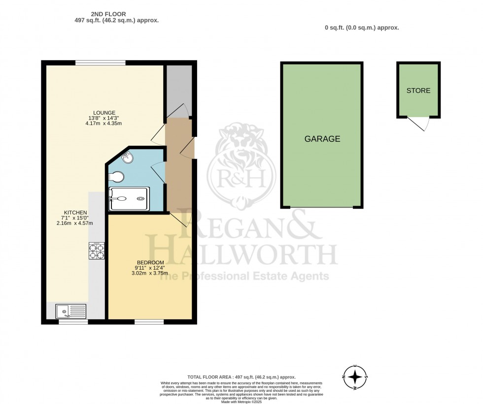 Floorplan for Newton Close, Swinley, WN1 2LH