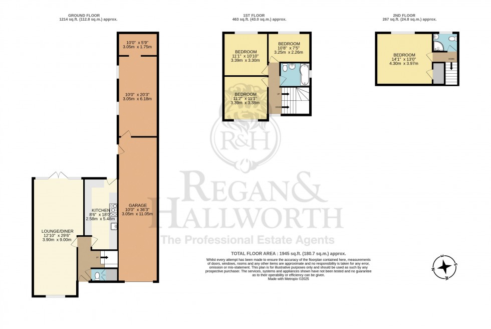Floorplan for Brook Lane, Orrell, WN5 8JG