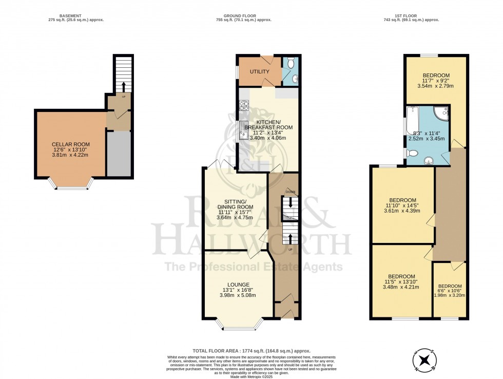 Floorplan for Eccleston Street, Swinley, WN1 2AY