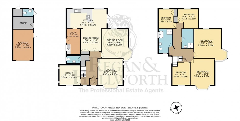 Floorplan for Kingsley Road, Dentons Green, St. Helens, WA10 6JN