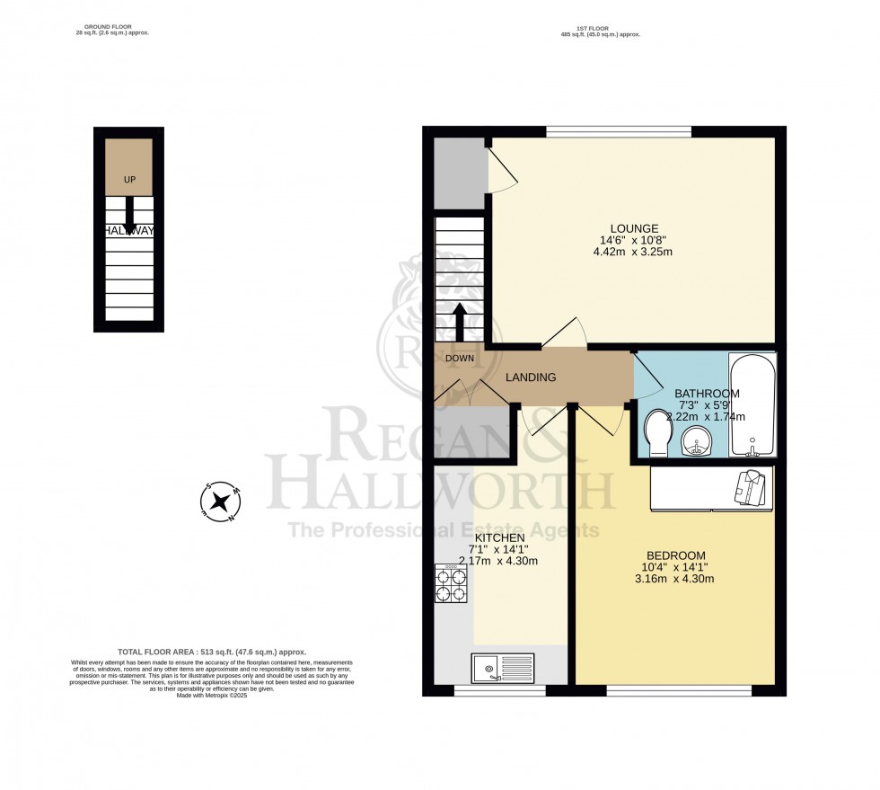 Floorplan for Beacon Crossing, The Common, Parbold, WN8 7DR