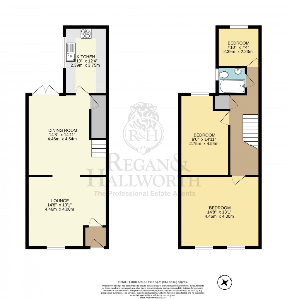 Floorplan for Platt Lane, Hindley, WN2 3RA