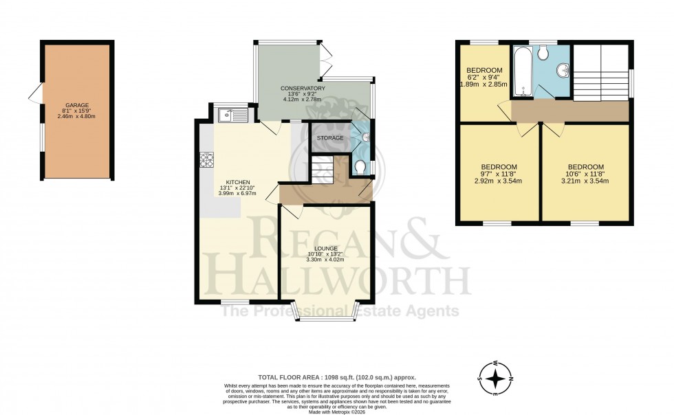 Floorplan for Gathurst Road, Orrell, WN5 8QJ