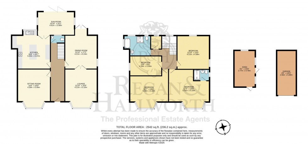 Floorplan for Moss Bank Road, St. Helens, WA11 7DE