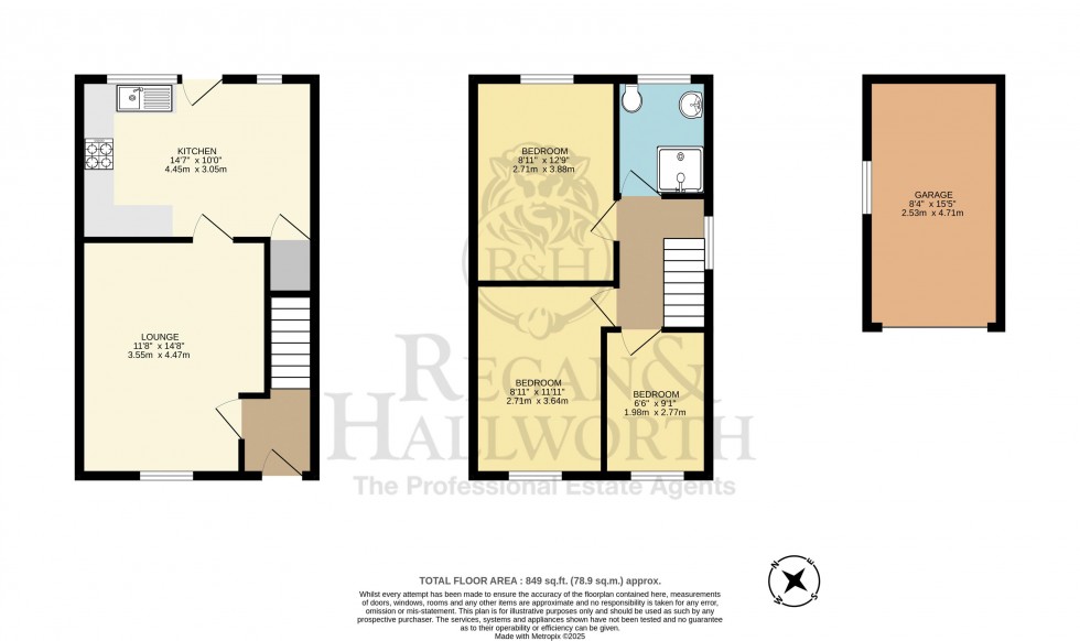 Floorplan for Queen Street, Highfield, Wigan, WN5 9HY