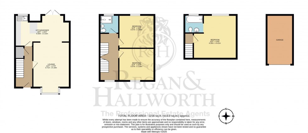 Floorplan for Coniston Park Drive, Standish, WN6 0AS