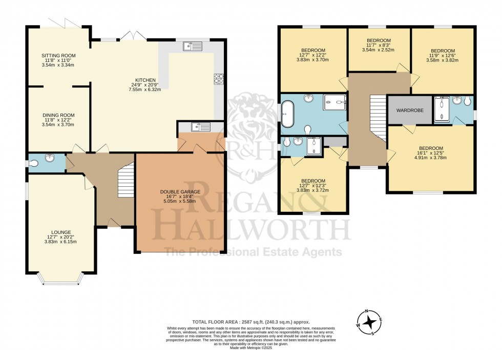 Floorplan for Chapel Fold, Whittle-Le-Woods, PR6 7YB