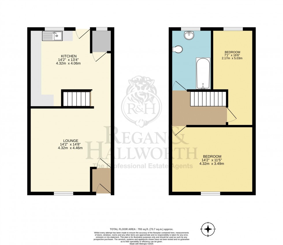Floorplan for 263 Warrington Road, Ince, Wigan, WN3 4QH