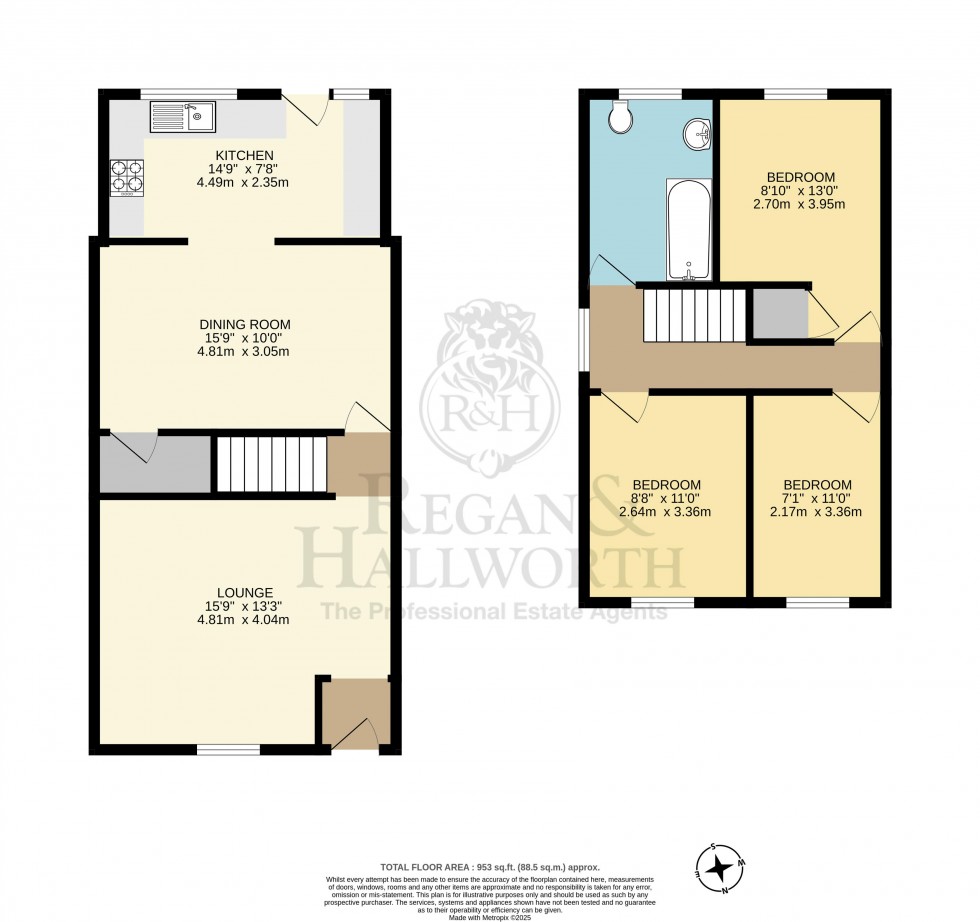 Floorplan for Atherton Road, Hindley Green, WN2 4SB
