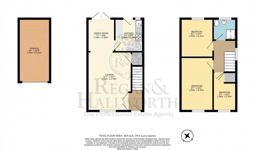 Floorplan for Robin Hill Drive, Standish, WN6 0QW