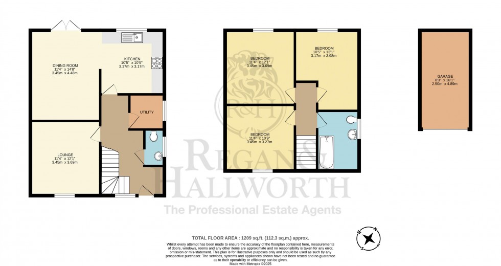 Floorplan for Sterndale Avenue, Standish, WN6 0LP