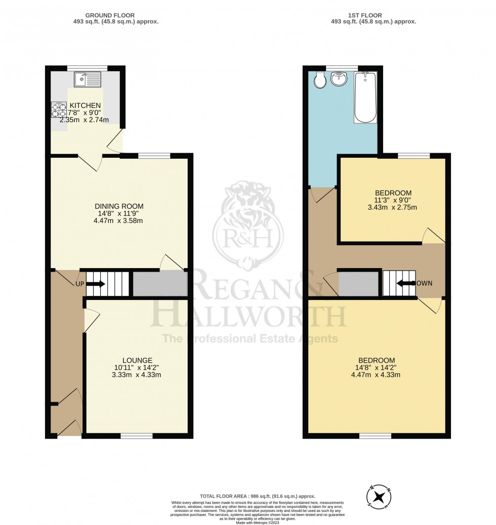 Floorplan for Holly Road, Aspull, Wigan, WN2 1RU