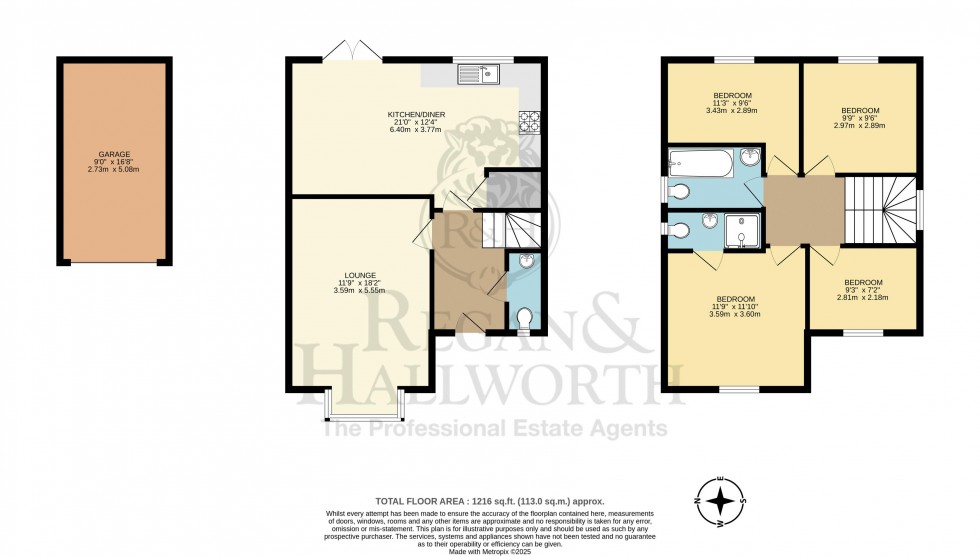 Floorplan for Broadleaf Crescent, Standish, WN6 0ZN