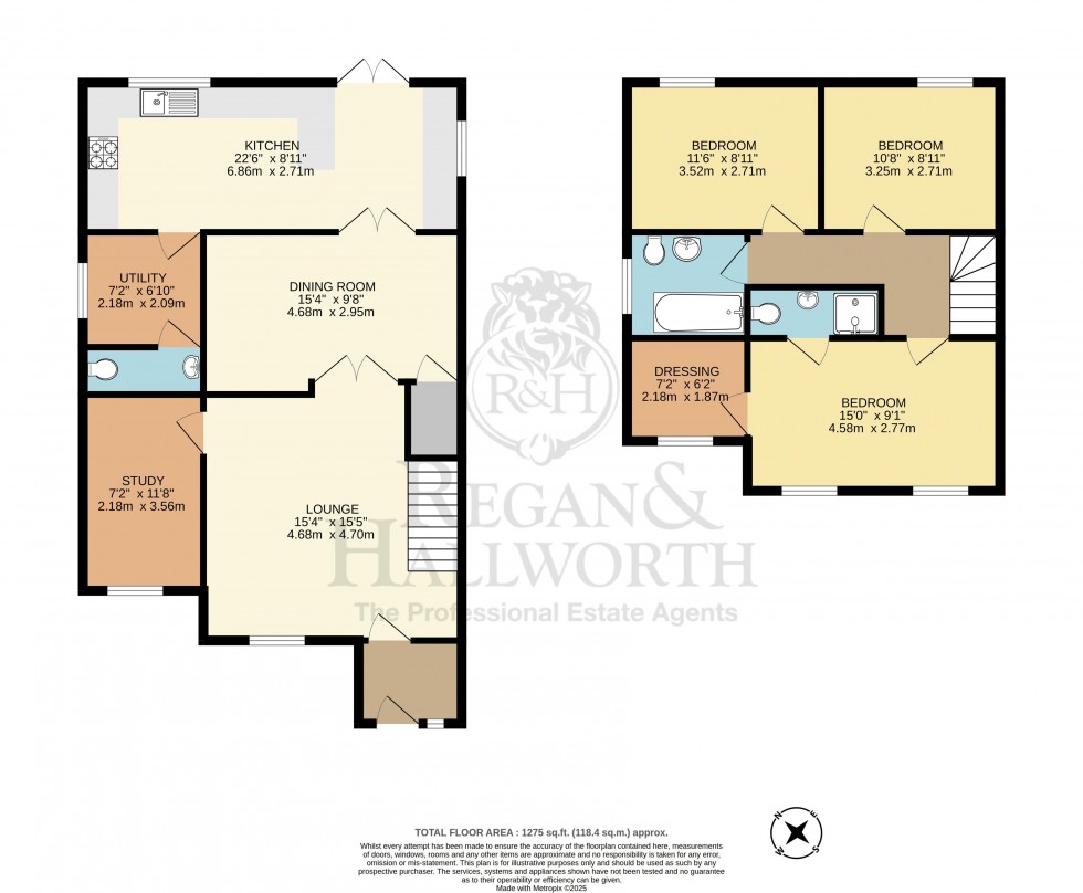 Floorplan for Kirkless Street, Wigan, WN1 3JR