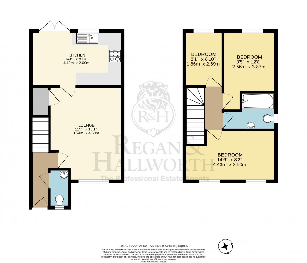 Floorplan for Foxtail Meadow, Standish, WN6 0ZJ