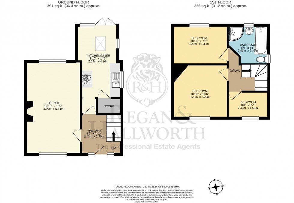 Floorplan for Pepper Lane, Standish, WN6 0PY