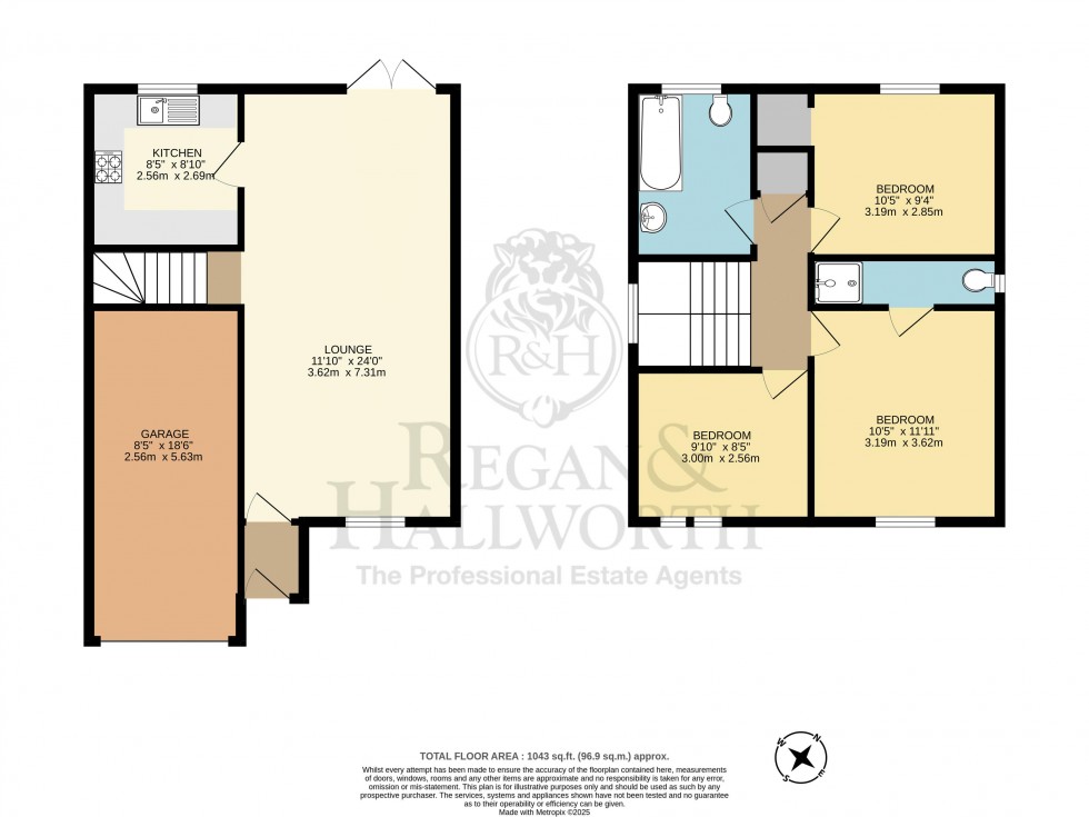 Floorplan for Whitecroft Road, Hawkley Hall, WN3 5PS
