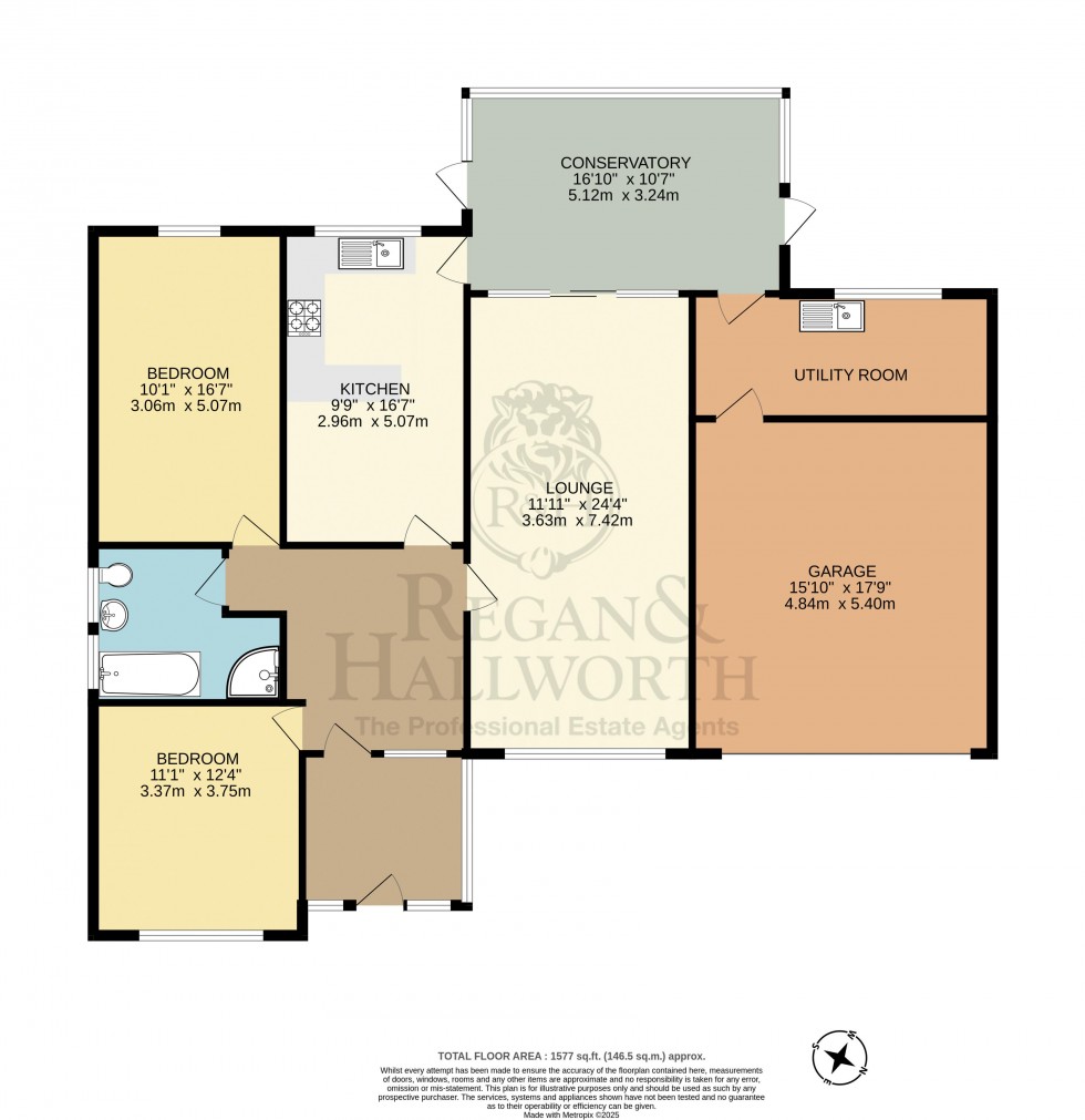Floorplan for Greenways, Standish, WN6 0AF