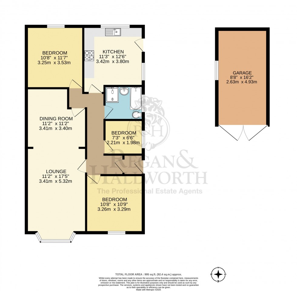 Floorplan for Dryden Avenue, Ashton-In-Makerfield, WN4 0JZ