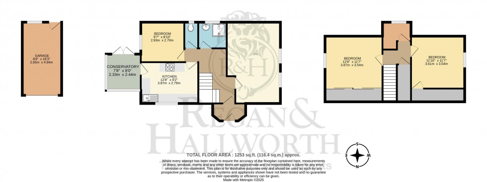 Floorplan for Bank Avenue, Orrell, WN5 8TY