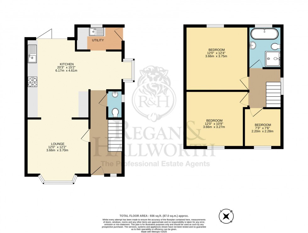 Floorplan for Haigh Road, Aspull, WN2 1RP